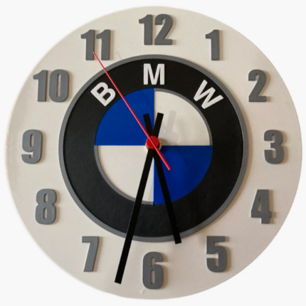 bmw wanduhr geschenk haus modell