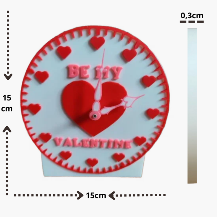 valentime desk tabletop clock wall clock gift mechanism