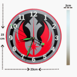 wall clock gift mechanism star wars