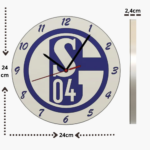 orologio da parete   quadrante   regalo   precisione   schalke