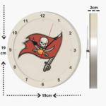 reloj de pared de tampa bay buccaneers