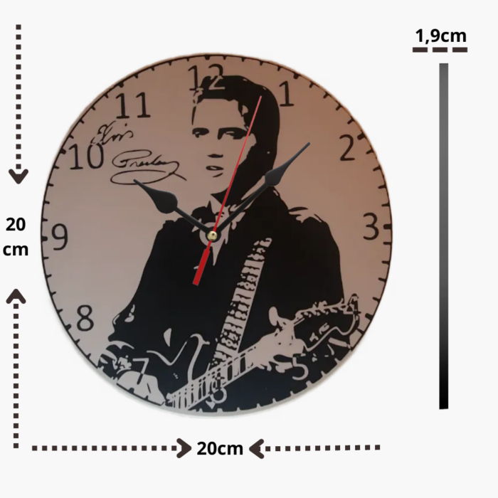 elvis wall clock   gift   holiday   home