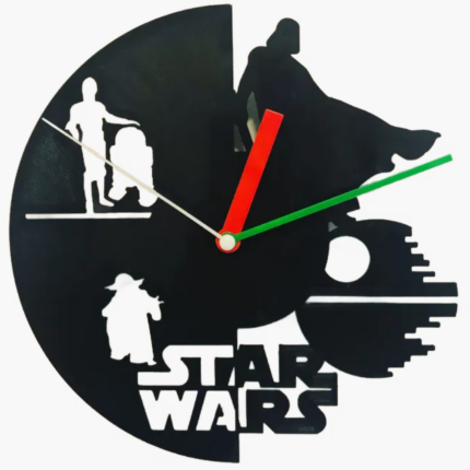 horloge murale cadeau mécanisme starwars