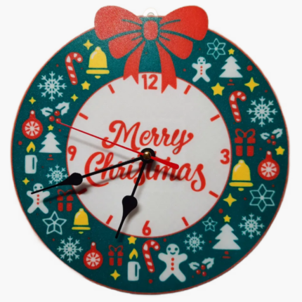 wall christmas clock gift souvenir model