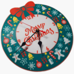 horloge noël mur cadeau souvenir modèle