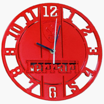 wall clock style gift celebration model precision ferrari