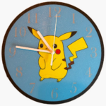 reloj de pared pikachu