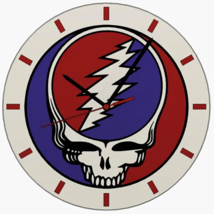 grateful dead   orologio da parete   regalo   vacanza   casa