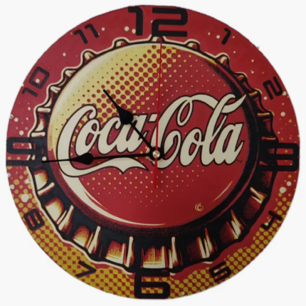 reloj de pared coca cola