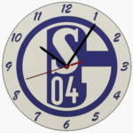 wall clock   dial   gift   precision   schalke