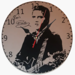 elvis wall clock   gift   holiday   home