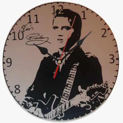 elvis wanduhr   geschenk   urlaub   zuhause