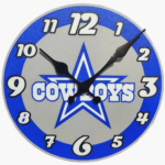 orologio da parete   quadrante   regalo   precisione   dallas cowboys