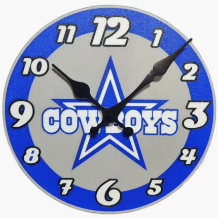 wanduhr   zifferblatt   geschenk   präzision   dallas cowboys