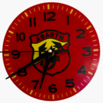 abarth uhr wand