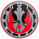 horloge murale cadeau mécanisme star wars