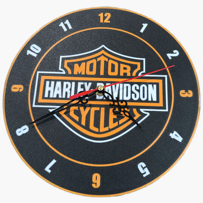 harley davidson clock wall clock gift holiday home