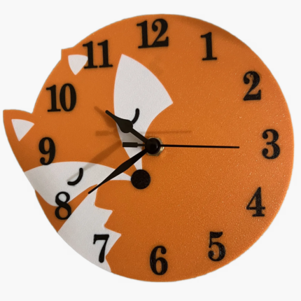 wall clock style gift celebration model precision fox