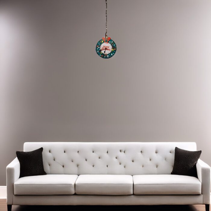 reloj de pared de navidad