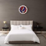 grateful dead   horloge murale   cadeau   vacances   maison