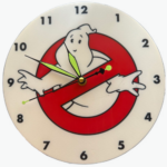 horloge du logo ghostbusters