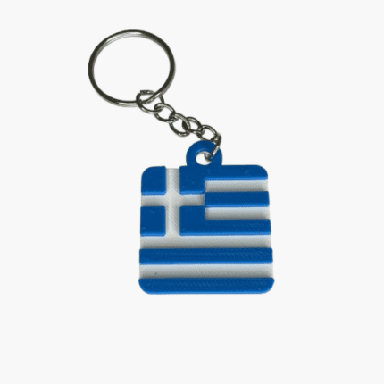 keychain with the flag of greece