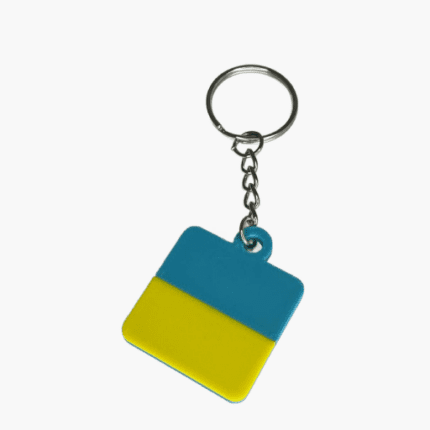 keychain with the flag of ukraine