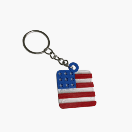 usa flag keychain