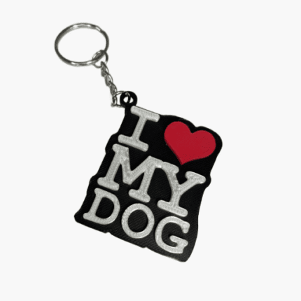 keychain i love my dog