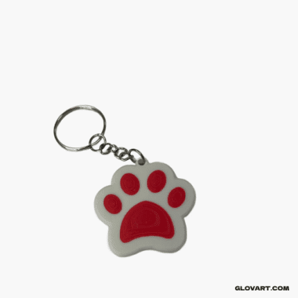 cat paw keychain