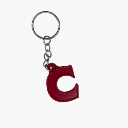 alphabet letters keychain c