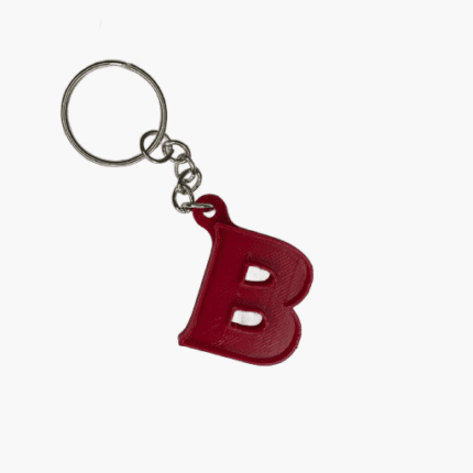 porte clés de lettres de l'alphabet b