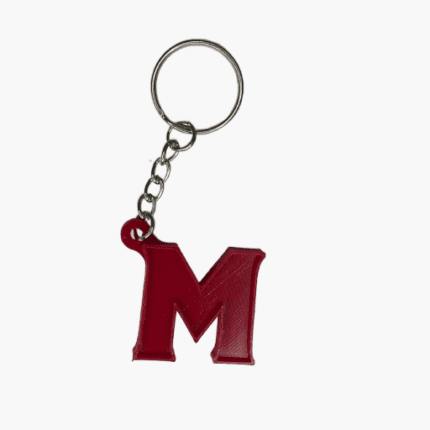 alphabet letters keychain m