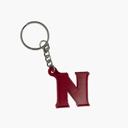 alphabet letters keychain n