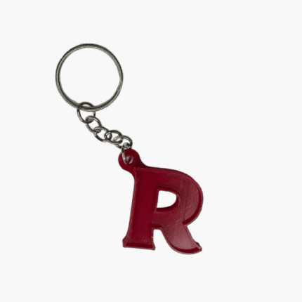 porte clés avec des lettres de l'alphabet r