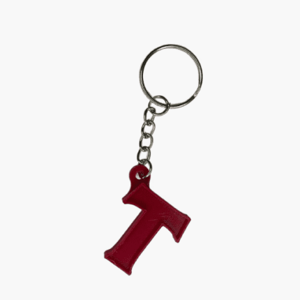 alphabet letters keychain t