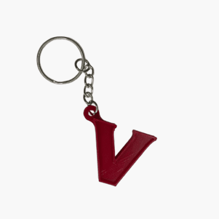 alphabet letters keychain v