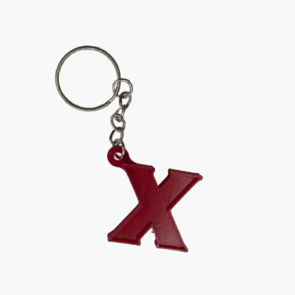 alphabet letters keychain x