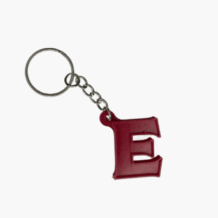 alphabet letters keychain e