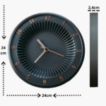 Horloge murale de style loft