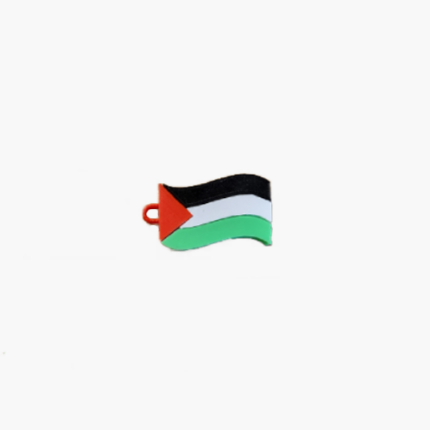 palestine flag keychain