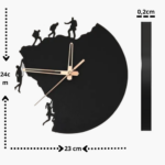 Wall clock for climbers