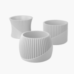 Set of 3 stylish plant pots