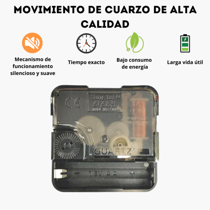 Reloj de pared para escaladores