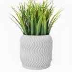 Wavy plant pot