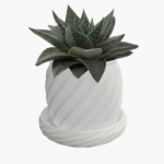 Vaso para plantas com suporte