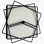 Cube wall clock