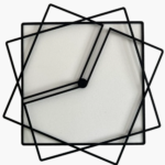 Reloj de pared cubo