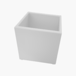 Square plant pot with stand