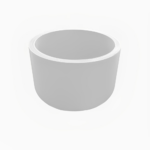 Minimalistic round plant pot